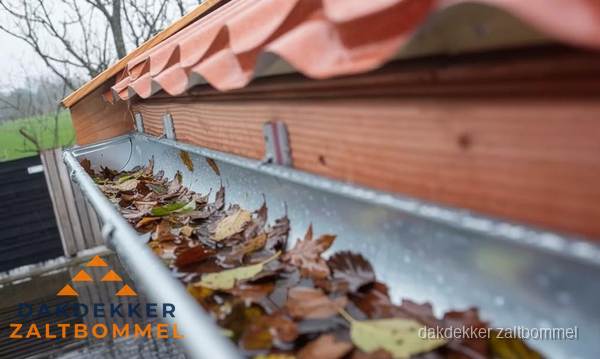 Schoorsteen met loodaansluiting en nokvorst op pannendak in Zaltbommel Schoorsteen met loodaansluiting en nokvorst op pannendak in Zaltbommel