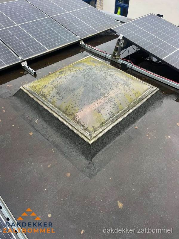 Ladderlift en ladder bij woning voor dakinspectie in Zaltbommel Ladderlift en ladder bij woning voor dakinspectie in Zaltbommel