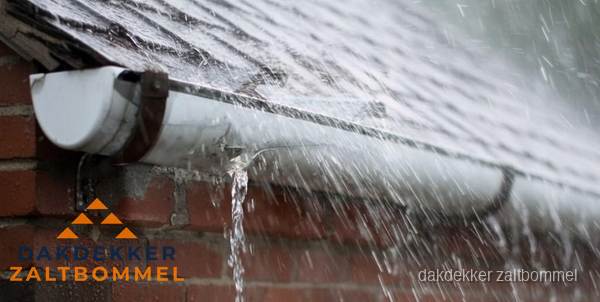 Spoed dakdekker bus met gereedschap en ladder bij woning in Zaltbommel Spoed dakdekker bus met gereedschap en ladder bij woning in Zaltbommel
